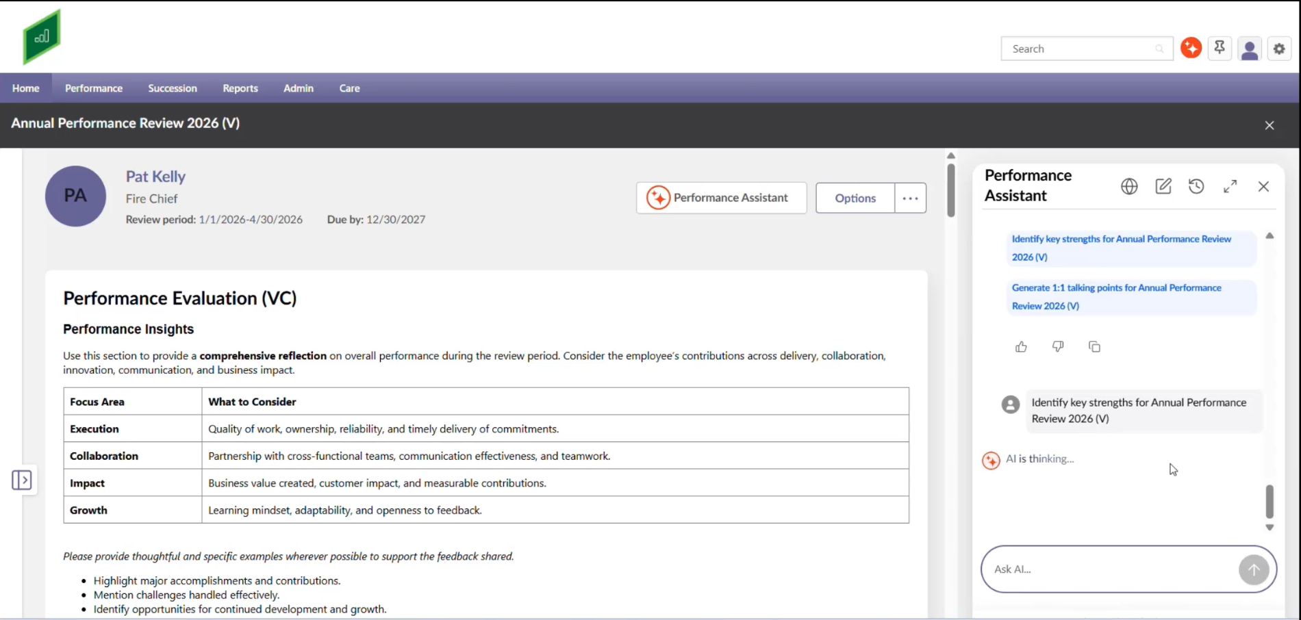 Performance Assistant for Managers: AI-Powered Review Insights